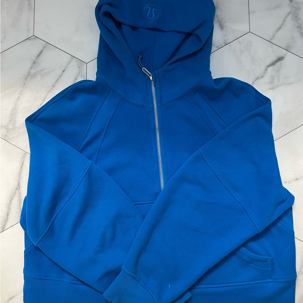 lululemon athletica women’s oversized cropped half-zip scuba